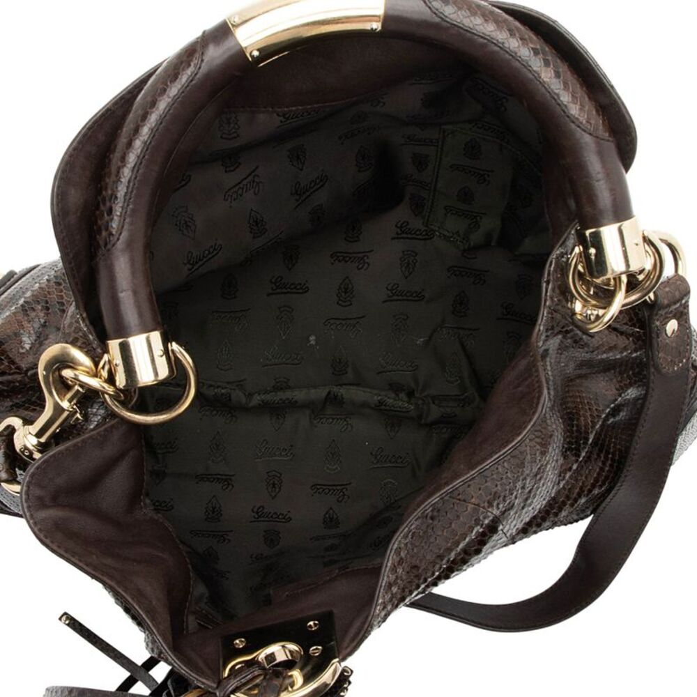 Gucci Python Indy Medium Satchel - Picture 7 of 15